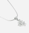 Eternal Leaf Pendant Necklace | 925 Sterling Silver