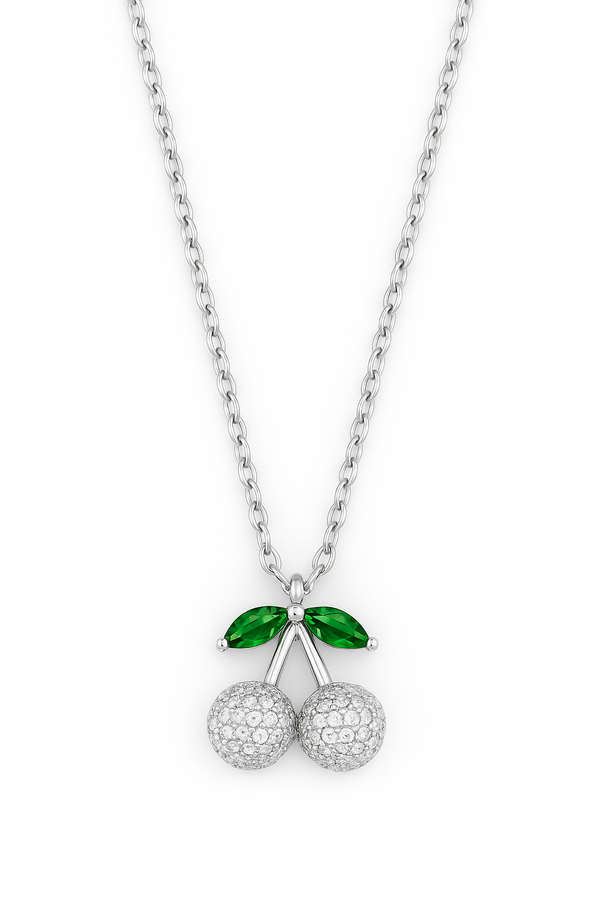 Cherry Spark Necklace | 925 Sterling Silver