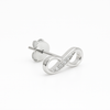 Silver Infinity Zirconia Stud – Endless Sparkle