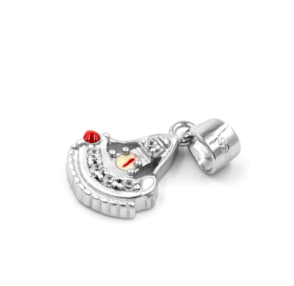 925 Sterling Silver Venkateshwara Swamy Pendant, Matte Oxidized Finish