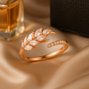 Marquise Leaf Vine Ring