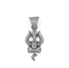 Imported Matte Oxidised Silver Shankh Chakra Pendant – Divine Power