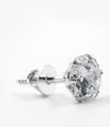 925 Silver Round Solitaire Stud for Men