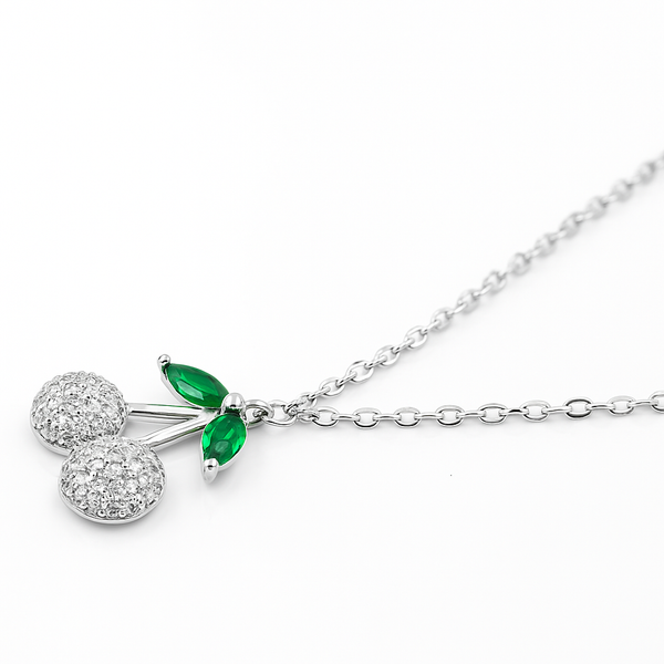 Cherry Spark Necklace | 925 Sterling Silver