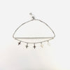 Starlight Charm Adjustable Bracelet with Dual Layer Design