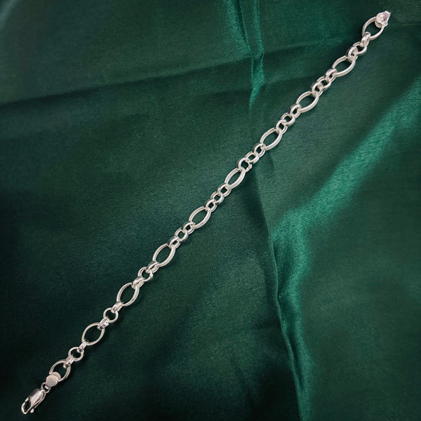 Textured Link Chain Bracelet