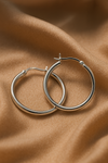 Classic Silver Hoop Earrings