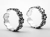 Oxidised Silver Floral Toe Rings – Blooming Beauty