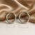 Classic Silver Hoop Earrings