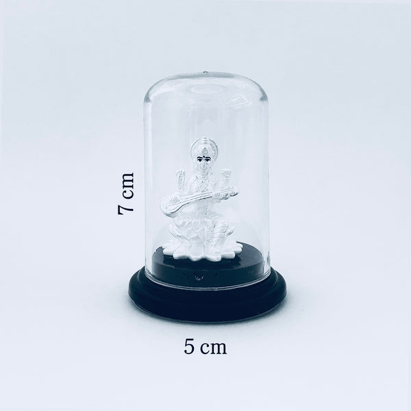 999 Pure Silver Saraswati Murti