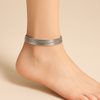 Multi-Layer Oxidise Silver Anklet in 925 Sterling Silver