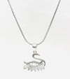 Graceful Swan Charm Necklace | 925 Sterling Silver