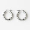Classic Silver Hoop Earrings
