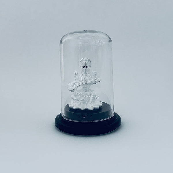 999 Pure Silver Saraswati Murti
