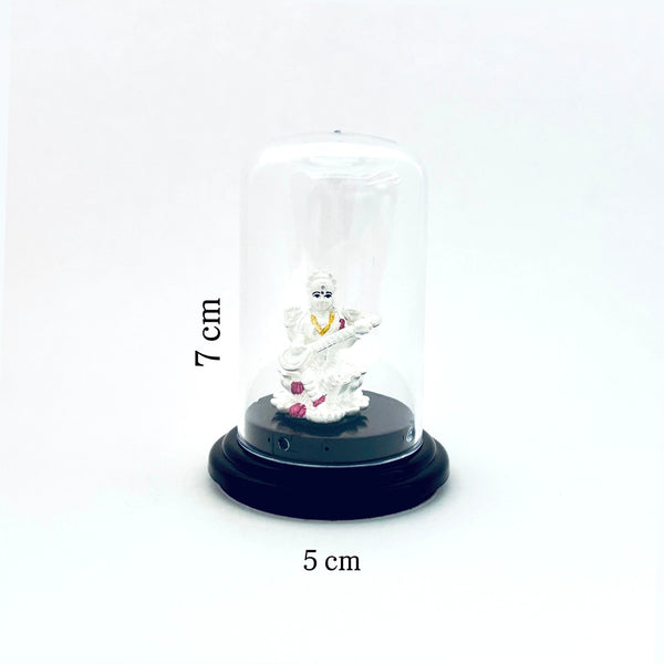 999 Pure Silver Saraswati Murti