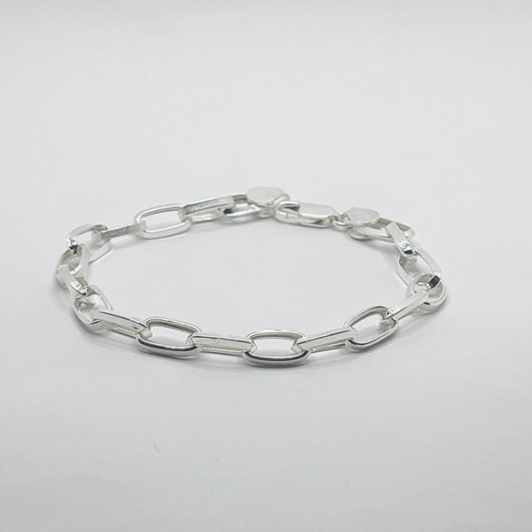 Paperclip Link Gents Bracelet