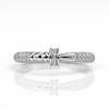 Sparkling Nail Hammer Ring