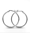 Classic Silver Hoop Earrings