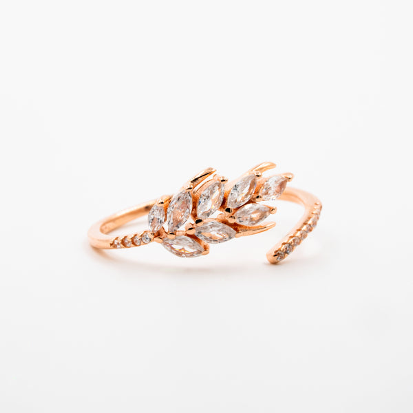 Marquise Leaf Vine Ring