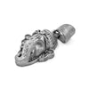 925 Sterling Silver Lord Ganesha Pendant – Matte Oxidized Finish