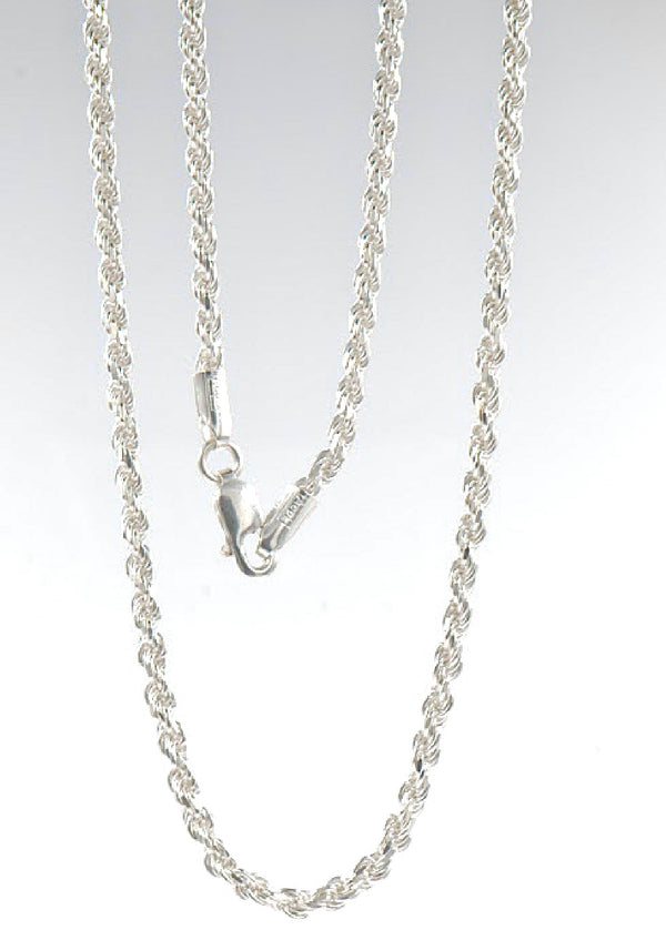 925 Sterling Silver Rope Chain