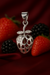 925 Sterling Silver Strawberry Pendant – Cute Fruit-Inspired Charm