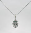 Lord Jagannath Pendant with Silver Chain – 925 Sterling Silver
