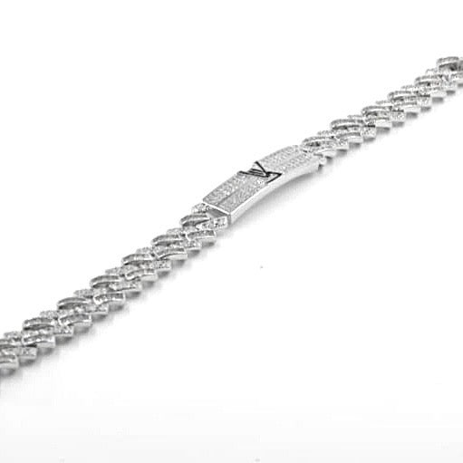 Diamond-Cut Cuban Link Gents Bracelet