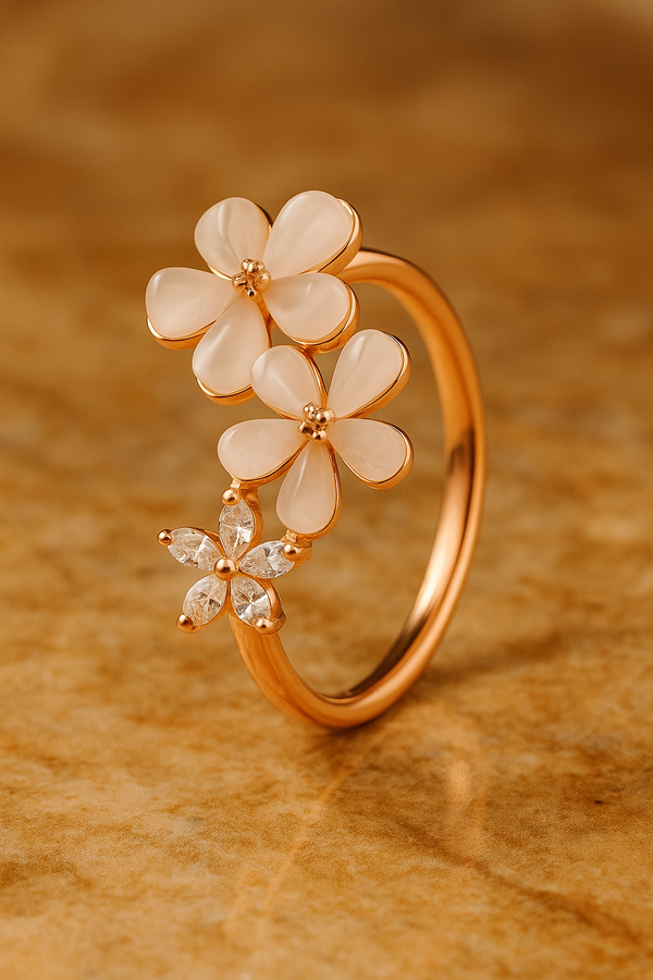MOP Blossom Ring