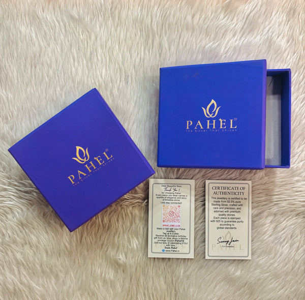 925 Silver Hoop Studs for Men with Sparkling Zirconia