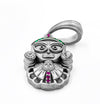 925 Sterling Silver Jagannath Pendant – Divine Matte Oxidized Finish
