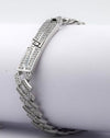 Diamond-Cut Cuban Link Gents Bracelet