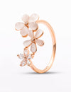 MOP Blossom Ring