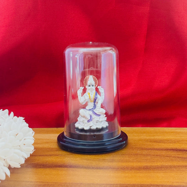 999 Pure Silver Lakshmiji Murti on lotus