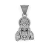 925 Sterling Silver Hanuman Blessing Pendant – Matte Oxidized Finish