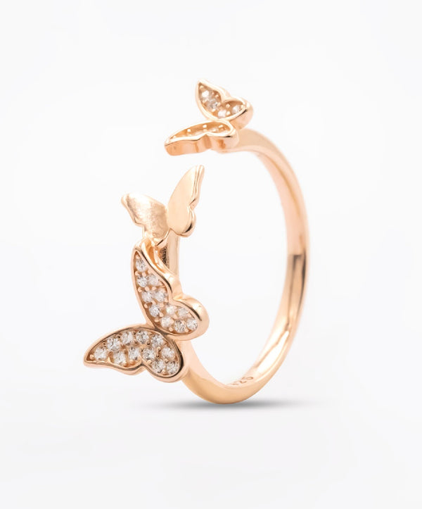 Fluttering Trio Silver Butterfly 🦋