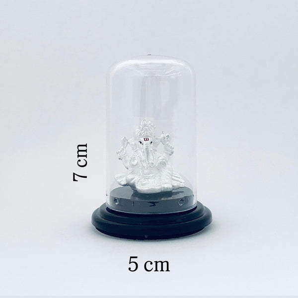 999 Pure Silver Ganeshji Idol