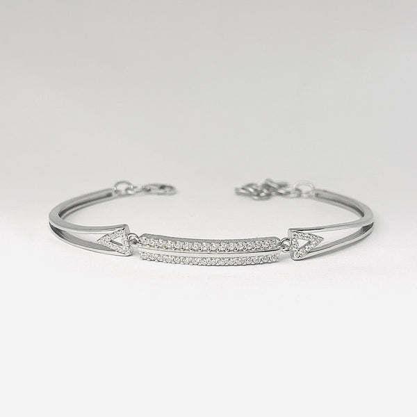 Elegant Three-Piece Kada with Modern Sparkle