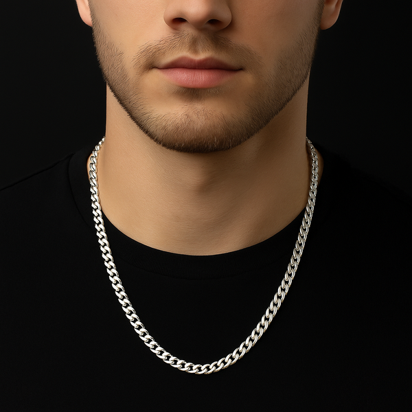 925 Sterling Silver Imported Cuban Chain