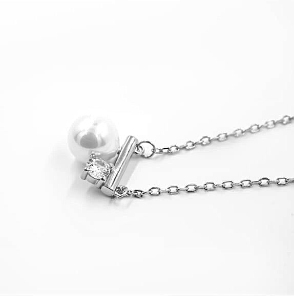 Pearl Glow Necklace | 925 Sterling Silver