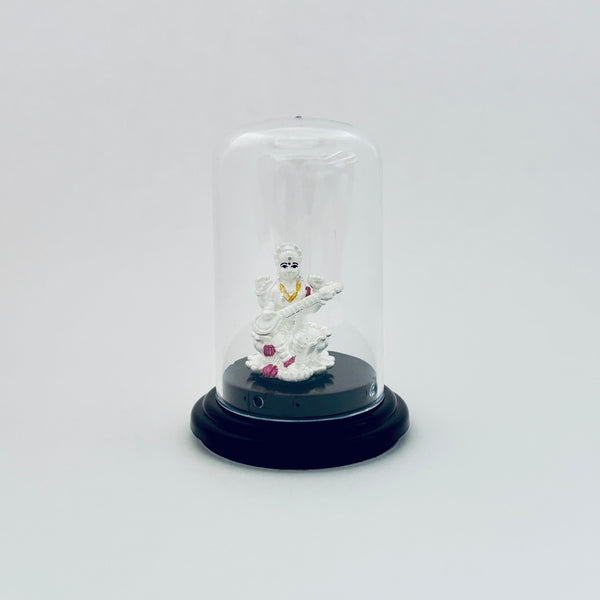 999 Pure Silver Saraswati Murti