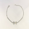 Butterfly Grace Bracelet with Sparkling Stone Bar