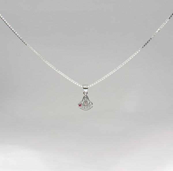 Divine Venkateshwara Pendant with Silver Chain – 925 Sterling Silver Men’s Jewellery