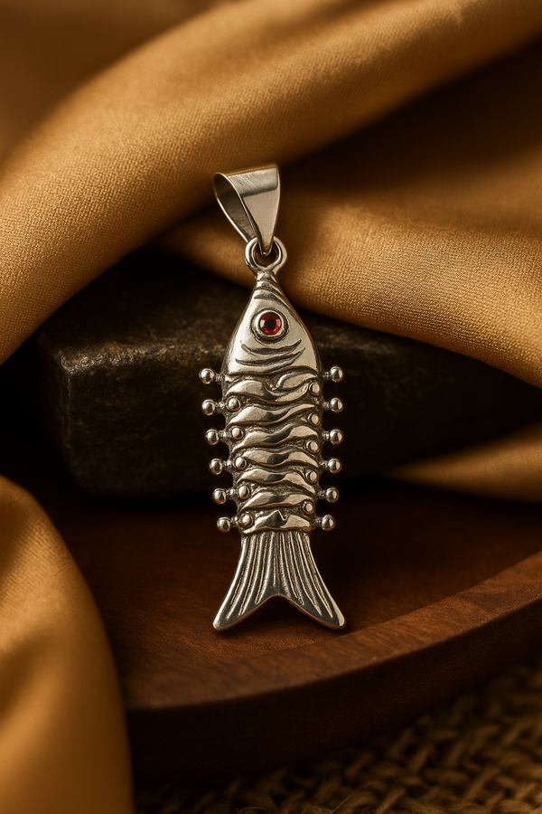 Silver Fish Pendant – Symbol of Luck & Flow
