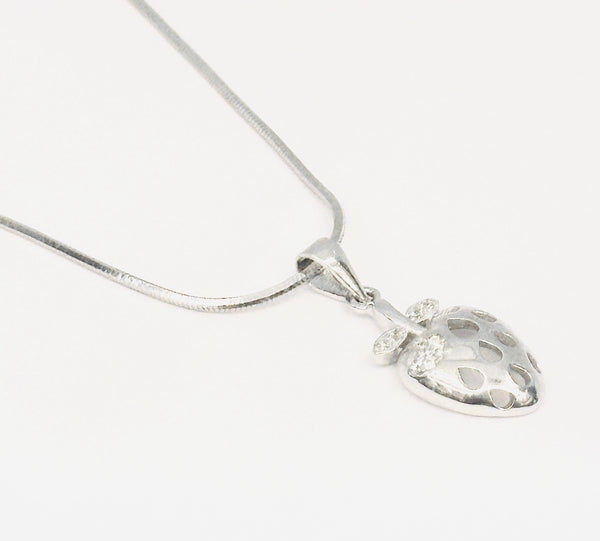 Sweet Berry Spark Necklace – 925 Sterling Silver
