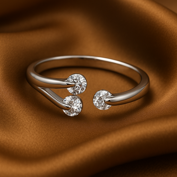 Three Dancing Stone Ring