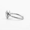 Silver Dome Solitaire Ring – Modern Minimalist