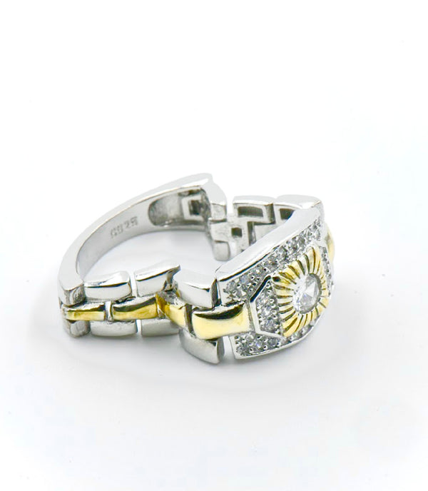 Silver Rolex Band Ring – Regal Flex