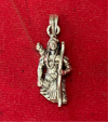 925 Sterling Silver Shri Ram Pendant – Matte Oxidized Finish