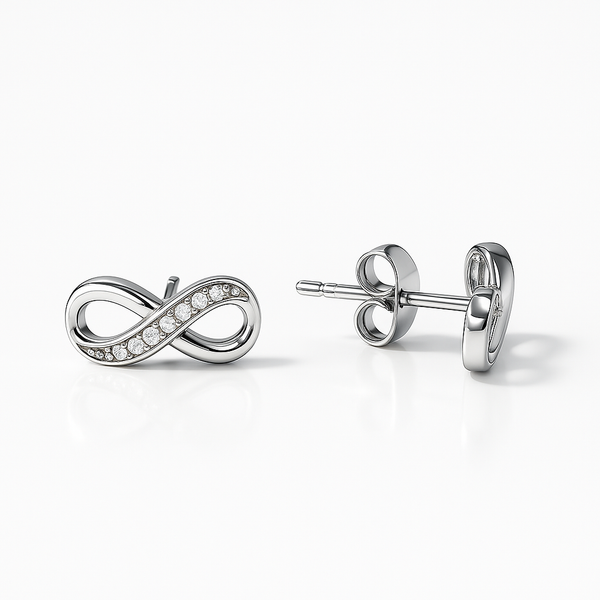 Infinity Symbol Stud